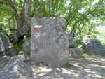 Indicaciones de la Ruta GR-10 en la Silla de Felipe II