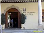 Entrada al Hotel de Santa Maria de el Paular